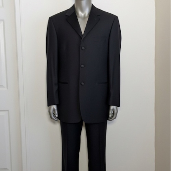 Tuxedo Vintage Enzo Collection Tovare Single Breasted Tailored Italian Tuxedo - Picture 1 of 16